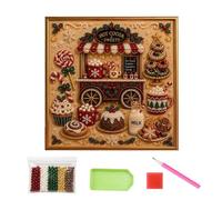 DIY Christmas Pearl DiamondPainting Art Kit with Frame