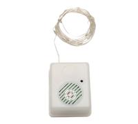 DIY Christmas Sound Sensor with LED String Decorative Lights Music Speaker for Party Xmas Tree Deco Warm White