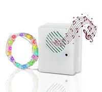 DIY Christmas Sound Sensor with LED String Lights, Music Speaker with 3m/9.8ft String Lights for Party Xmas Tree Decor