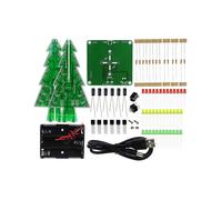 Diy Christmas Trees Soldering Project, 3d Christmas Trees Led Kits Diy Electronic Kit Soldering As