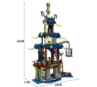 DIY-City of Stiix (70732) With 1069Pcs Diorama scene model MOC Building kit