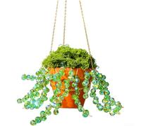 DIY Clay Pot Kit Green for crystal Beads Garden Decor DIY Clay