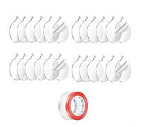 DIY Clear Christmas Baubles Decoration Acrylic Round Flat Baubles for Craft, Clear Blank Acrylic Christmas Disc Baubles Craft Xams Tree Decoration