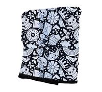 DIY Coloring Blanket, Color Your Own Blankets, Creative Personalized Drawing Art Project, Soft Coz-y Plush Drawing Throw for Couch Sofa Chair Dorm Parties Movie Nights Camping Trips Bedroom Events