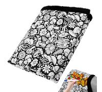 DIY Coloring Blanket Color Your Own Throw Blanket for Kids Adults Creative Personalized Art Projects DIY Personalized Drawing Throw for Living Room Bedroom Cozy Soft Home Office Decor(Mashroom)