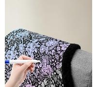 DIY Coloring Blanket Color Your Own Throw Blanket for Kids Adults Creative Personalized Art Projects DIY Personalized Drawing Throw for Living Room Bedroom Cozy Soft Home Office Decor(Flower)