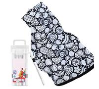 DIY Coloring Blanket With Markers -152x127x1cm, Color Your Own Blanket, Washable Coloring Blankets Kit, Creative Personalized Throw,Soft Fleece Drawing Throw Bedroom Decor