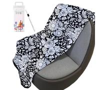 DIY Coloring Blanket With Markers -152x127x1cm, Color Your Own Blanket, Washable Coloring Blankets Kit, Creative Personalized Throw,Soft Fleece Drawing Throw Bedroom Decor