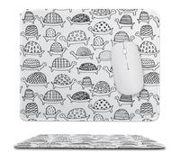 DIY Coloring Mouse Pad - Doodle Turtle Pattern, Customizable Creative Mouse Mat, Ideal for Office, Gaming & Art Lovers