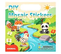 DIY Colouring Stickers for Children - Educational Activity Kit with