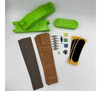 DIY Complete Fingerboard Mold Kit - Makes 3X Fingerboards (32mm x 98mm) - Mold, Spacer, Veneer, Trucks, Wheels, Grip Tape + More Included!