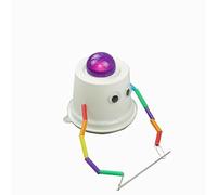 DIY Conductor Robot Science Experiments Kit for Kids - Hands-On STEM Science Kits with LED Light, Colorful Arms & Moving Mechanism | Educational DIY Project Toy for Boys & Girls Ages 6 7 8 9 10 11 12