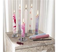 CREATIVE Craft Kit Candle Decoration, White, 1 Pack, Mulricolour