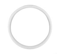DIY Craft Rings 8.5 cm Plastic Pack of 100 White