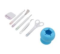 DIY Craft Tools Easy Operation Crafting Tools with Silicone Storage Box Paper Cutting Engraving (Blue)