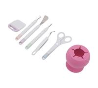 DIY Craft Tools Easy Operation Crafting Tools with Silicone Storage Box Paper Cutting Engraving (Pink)