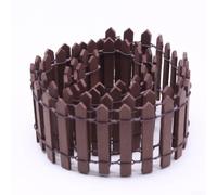 DIY Craft Wooden Fence 90cm for Gardening Projects(Brown)