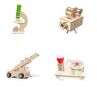 DIY Creative Handmade Technology Toys, DC Motor Kit Stem Mini Electric Motor Kit for DIY Science Projects, AA Battery Holder, Plastic Gears, Electrical Engineering Ki (O)