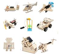 DIY Creative Handmade Technology Toys, DC Motor Kit Stem Mini Electric Motor Kit for DIY Science Projects, AA Battery Holder, Plastic Gears, Electrical Engineering Ki (F)