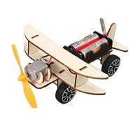 DIY Creative Handmade Technology Toys, Mini Electric DC Motor Kit for DIY Science Projects, AA Battery Holder, Plastic Gears, for Boys and Girls (Style 2)