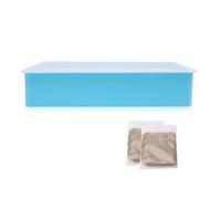 DIY Creativity Table Sand Art Drawing Light Box for Kids Blue
