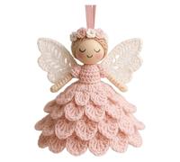 DIY Crochet Angel Ornament Kit, Doll Hanging Ornament, Handmade Yarn Craft Set, Home Party Decoration, Suitable for Beginners with A Passion for Handicrafts (Colour B)