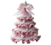 DIY Crochet Christmas Tree Kit for Beginners with Yarn, Tools, Detailed Instruction and Step by Step Tutorials Christmas Decorations Knitting Craft Kit for Holiday