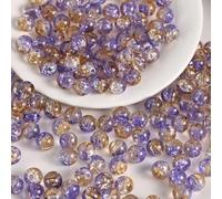 DIY Crystal Beading Kit Create Your Own Energy Bracelets with Natural Healing Emotional Craft Set 50pcs Purple