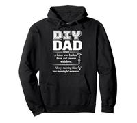 DIY Dad Builder Maker Fixer Creator Father Woodworking Pullover Hoodie