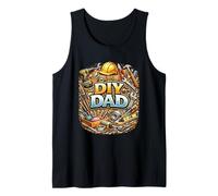 DIY Dad Hands On Home Projects Lifestyle Graphic Tank Top