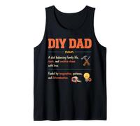 DIY Dad Tools Workshop Maker Fathers Day Woodworking Father Tank Top
