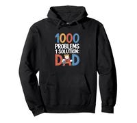 DIY dads One Solution Dad Father’s Day Pullover Hoodie
