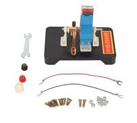 DIY DC Electric Motor Model Assemble Kit Portable Simple Motor Model for Kids Physics Science Educational Toy Premium Plastic Copper Construction Learning Tool