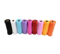 DIY Deco Mesh Ribbon 30 Feet Long Perfect for Making Wreaths, Bows, Swags, Garlands in Various Craft Projects (Purple)