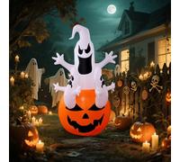 Diy Decoration kit Halloween Inflatable Convenient And Easy To Use Suitable For Indoor And Outdoor A Variety Of Themes For You To Choose From Break The Tradition Play Tricks! (White, 186x83x83cm)