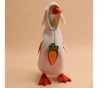 Diy Decoration kit This Is A Mini Desktop Goose Wearing An Adorable Hoodie. Mini Desktop Goose. (A, 15cm)