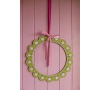 Diy Decorative Customisable Large Wooden Scallop Wreath 450mm X 9mm By Hello Nook