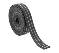 DIY Decorative Line Strip PU Leather Self-Adhesive Moulding Trim Self-Adhesive Dashboard Leather Decorative Line Car Interior Accessories (White)