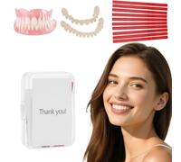 Diy denture kit convenient and easy Xuyuqual diy dentures kit at home complete make your own dentures kits for top and bottom of temporary repair missing teeth Z2
