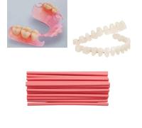 DIY Denture kit, Making Partial dentures and Full dentures kit DIY Simulation Practice Making Denture kit, Equipped with DIY Tool kit and Temporary Teeth,Create Your Perfect Smile at Home