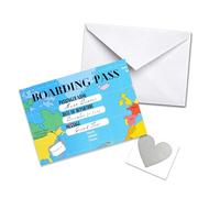 DIY Destination Travel Ticket Card Personalized Holiday Card Surprise Card Birthday Travel Destination Card Greeting Card Celebration Card Ticket