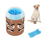Diy Determination Look Portable Dog Foot Cleaner Cup Soft Silicone Brush Feet Cleaning Machine for Dogs Cats