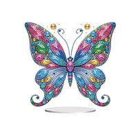 DIY Diamond Art Butterfly Ornaments, 5D Special Shaped Crystal Butterfly Desktop Ornament for Home Bedroom Office Table Decor-10