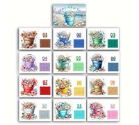 DIY Diamond Art Painting 2026 Desk Calendar,2026 Monthly Flip Tabletop Calendar,Monthly Planner from Jan 20 26 to Dec, 12-Monthly Home Office Desk Calen-dar for Planning Ornament Decoration
