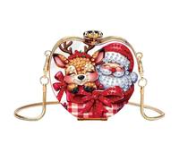 DIY Diamond Art Painting Canvas Crossbody Bag Handbag Purse Tote Shoulder Bag DIY Diamond Painting Crossbody Bags for Coins Lipstick Earphones