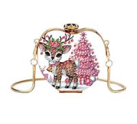 DIY Diamond Art Painting Canvas Crossbody Bag Handbag Purse Tote Shoulder Bag DIY Diamond Painting Crossbody Bags for Coins Lipstick Earphones