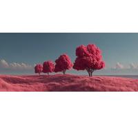 DIY Diamond Art Tree, Landscape 5D Diamond Painting Kits for Adults, Full Drill Crystal Art Kits for Adults, Cross Stitch Embroidery Crafts Pictures, Room Decor, Winter Decorations, 64x28in 0-8148