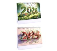 DIY Diamond Desk Calendar Ornament Diamond Art Painting 2026 from Jan 2026 - Dec, 12 Monthly Desk Calendars, Table Calendar for Home Office Planning-2PCS-3