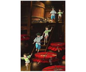 DIY Diamond Painting Embroidery Round Resin Diamond Stitch Home Wall 30X40cm Anime Spirited Away