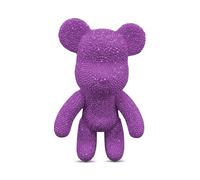 DIY Diamond Violent Bear - Rhinestone Vinyl Figurine Make Your Own Sparkling Crystal Collectible Handcrafted Bling Decor & Creative Craft Kit (Purple)